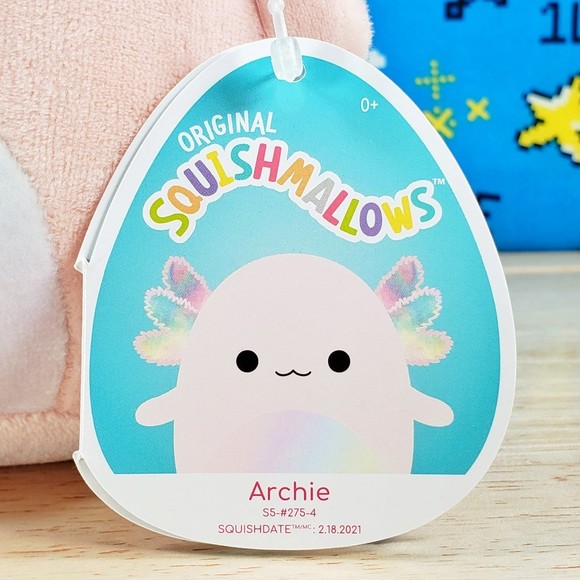 Squishmallow Archie the Axolotl 5" UltraSoft Stuffed Sealife Squad Plush Toy NWT - Picture 10 of 12